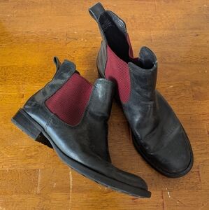 SOLD Born Black Leather Chelsea Boots